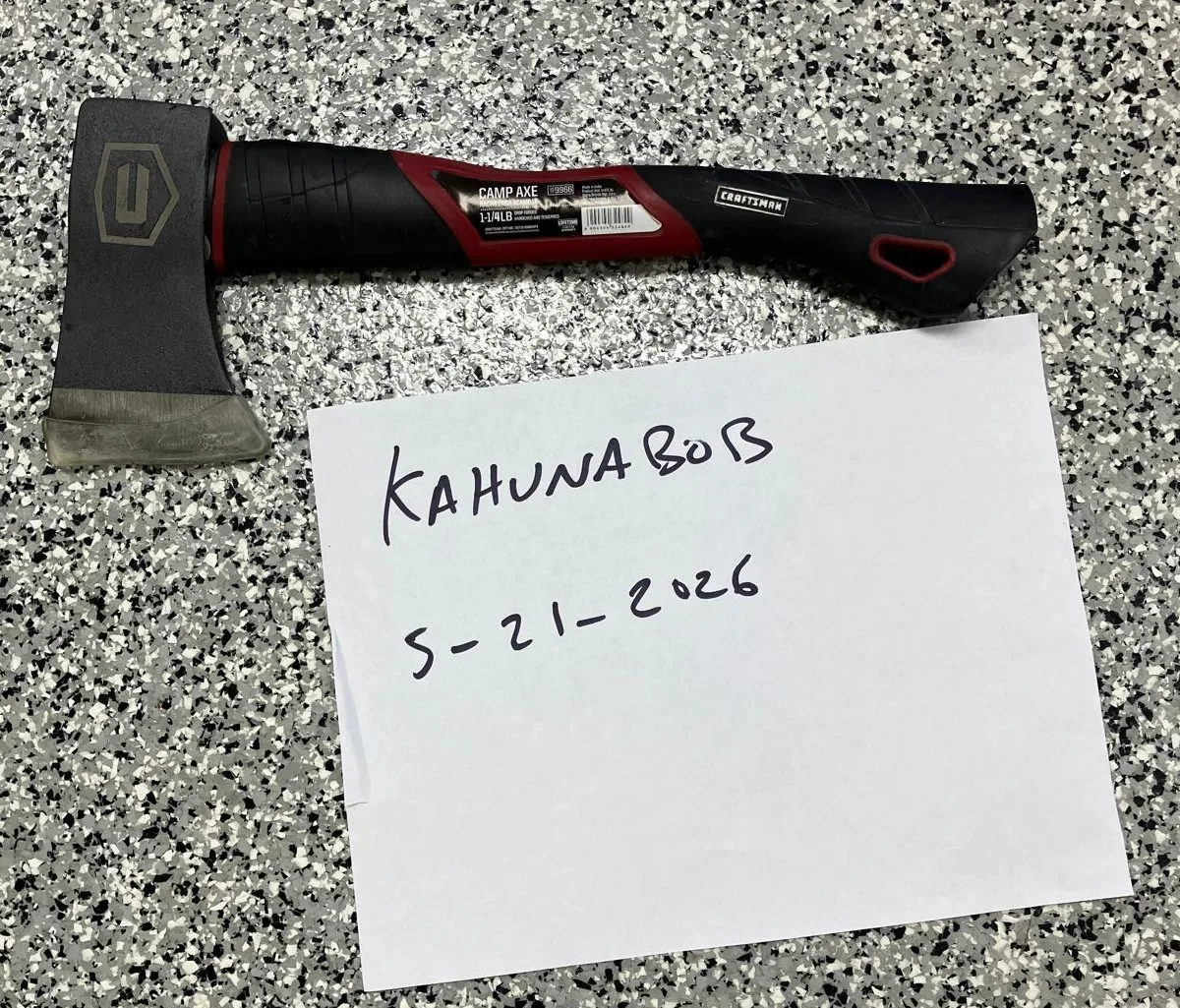 Ford Bronco Craftsman Camp Axe - NEW axe2