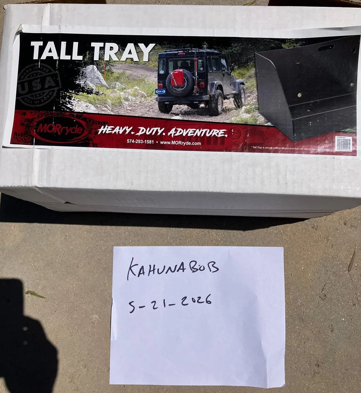 Ford Bronco NEW Jerry Can Trays (PAIR) tray_2