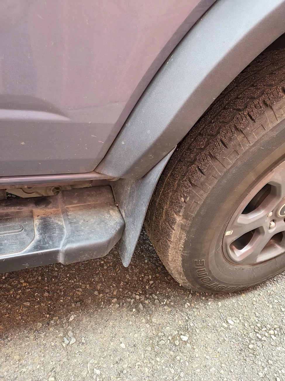 Ford Bronco Mud flaps in FRONT of back tires WhatsApp Image 2026-05-23 at 10.08.29 AM (1)
