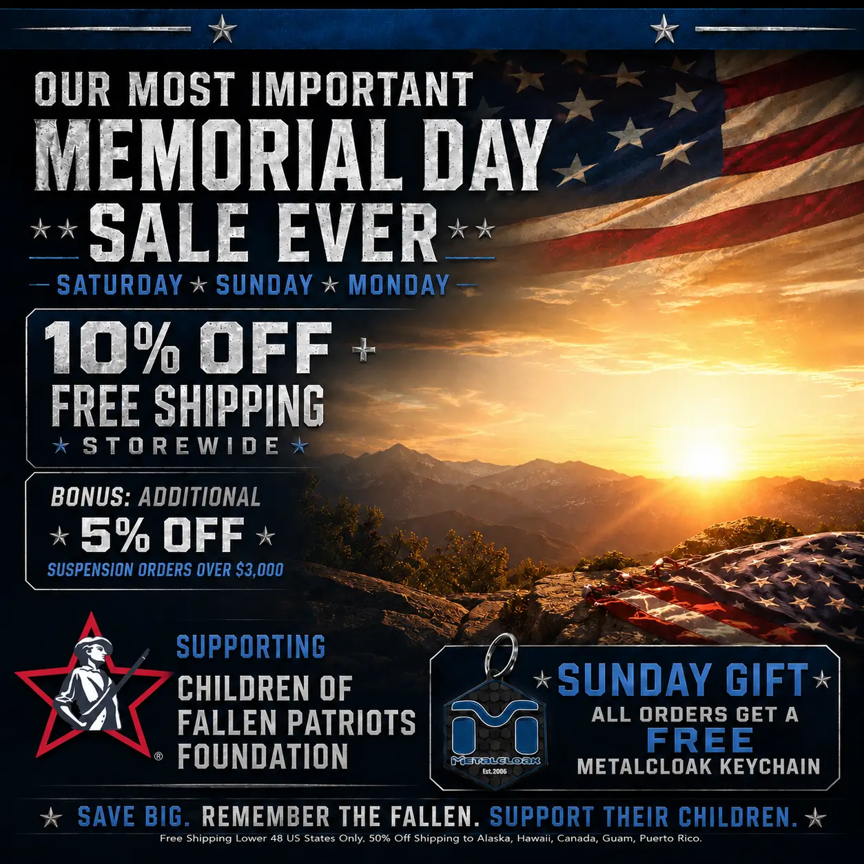 Ford Bronco Metalcloak Memorial Sale - Up to 15% Off - Benefiting Children of Fallen Patriots 1779607792313-4a