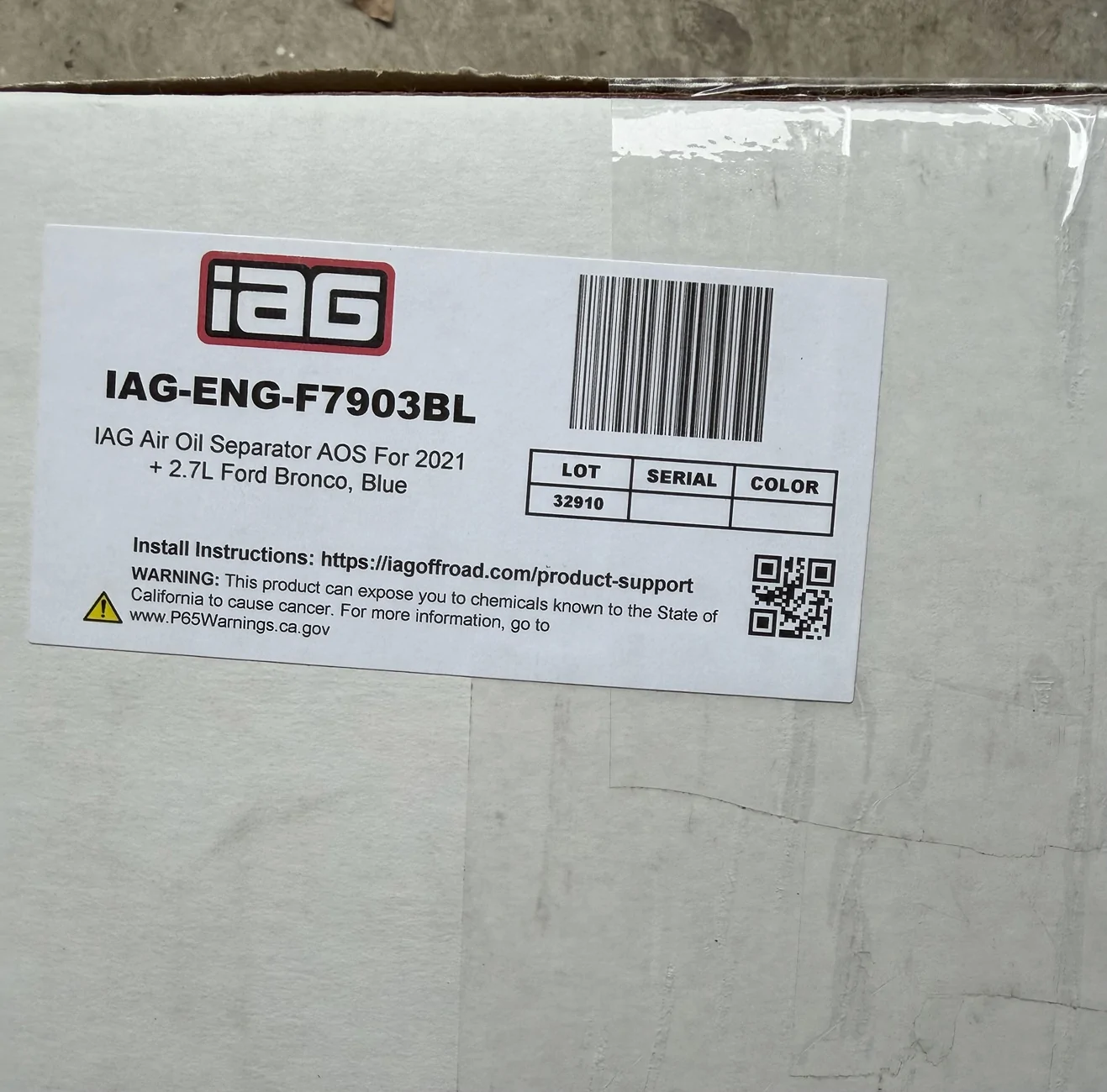 Ford Bronco IAG Air/Oil Separator for 2.7L Ford Bronco - Lists at $499.- New in Box - Selling for $350 + Shipping IMG_0459