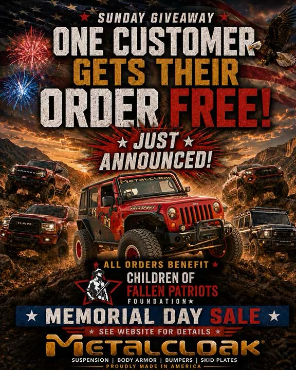 Ford Bronco Metalcloak Memorial Sale - Up to 15% Off - Benefiting Children of Fallen Patriots 1779653096603-12