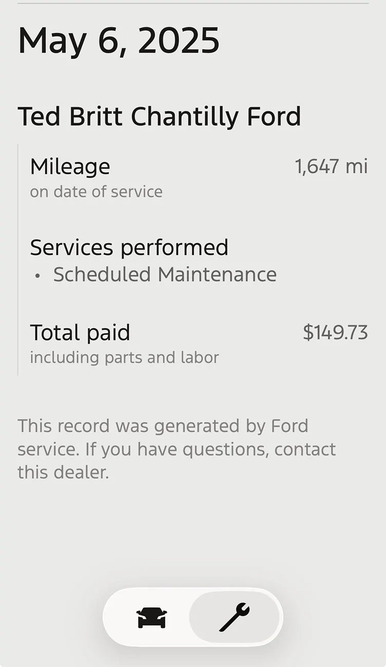Ford Bronco Oil change cost - how much? IMG_1369