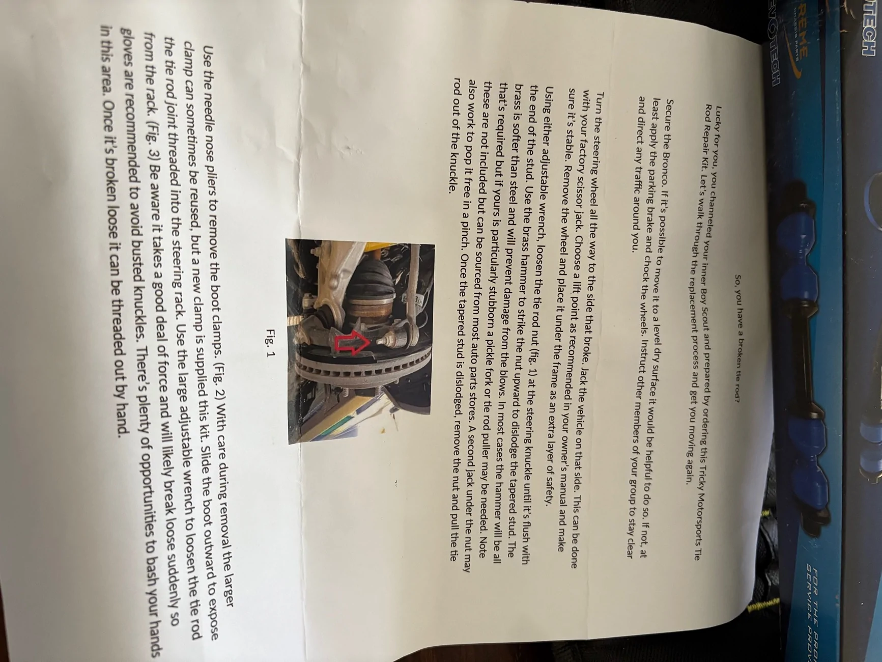 Ford Bronco Inner Tie Rod Trail Repair Kit: Looking for Feedback IMG_4323
