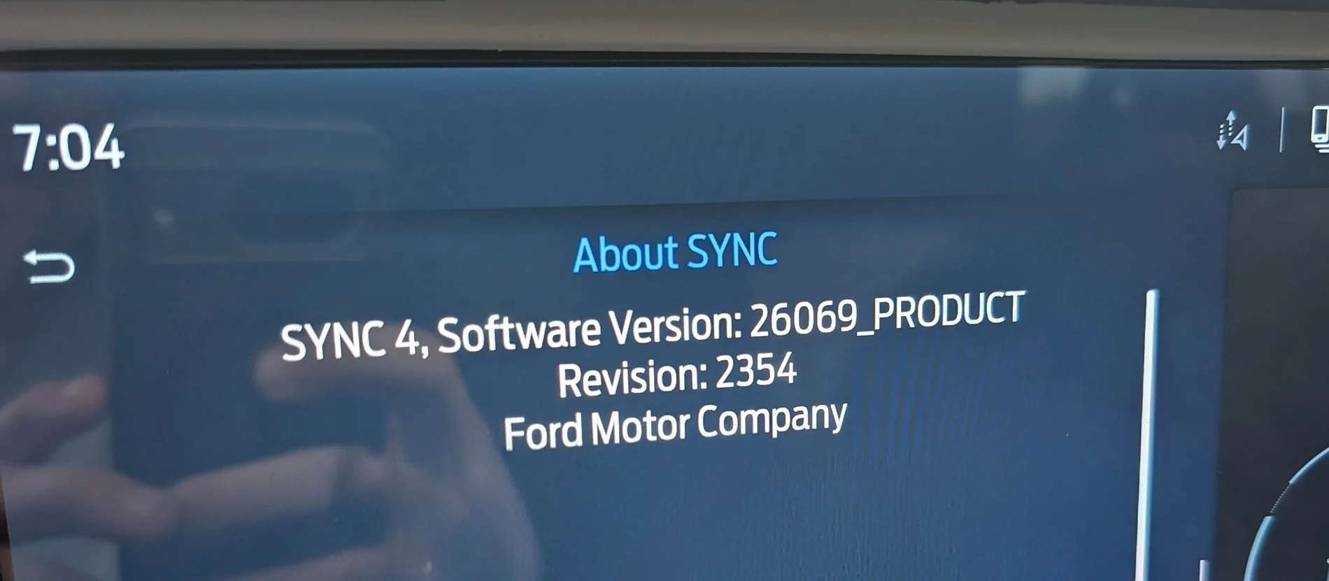 Ford Bronco Blank Screen Safety Recall Update (SYNC-26.2.1.6.5.3) PXL_20260526_230420650~2