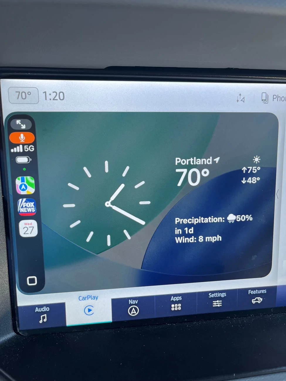 Ford Bronco Got my infotainment system into a weird mode IMG_2691