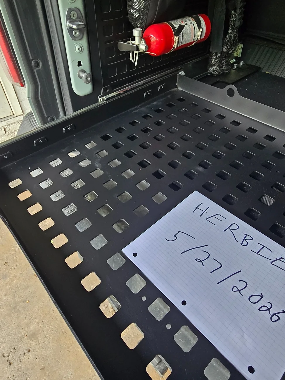 Ford Bronco Pack Horse Slide Out Custom Cargo Tray for 4 Door Bronco (Made by Wicked Relics) *$500$*LOCAL PICKUP 20260527_174149