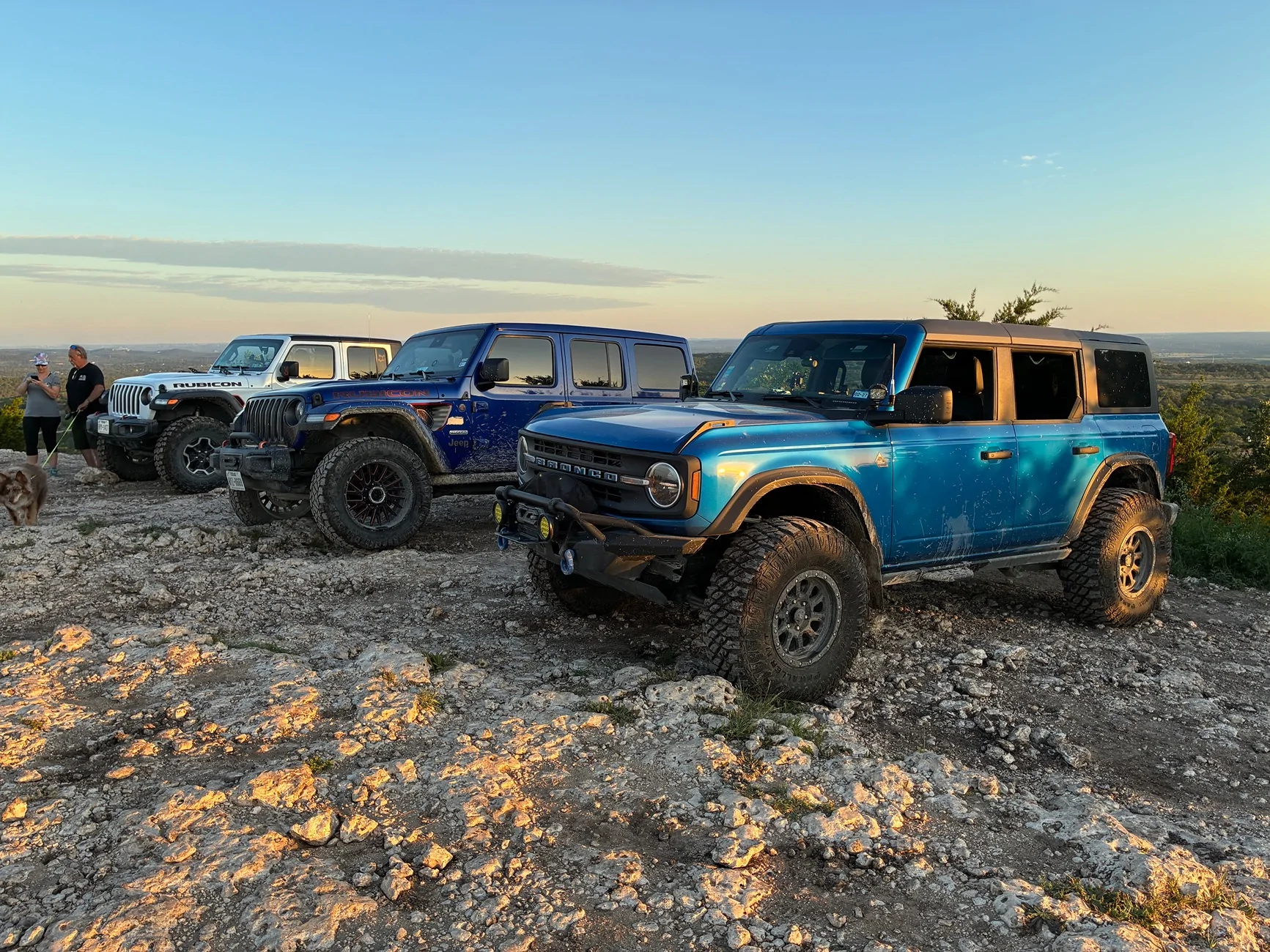 Ford Bronco 37” tires + Eibach Pro Coilovers + 0 offset NOMAD Avro wheels installed IMG_0566