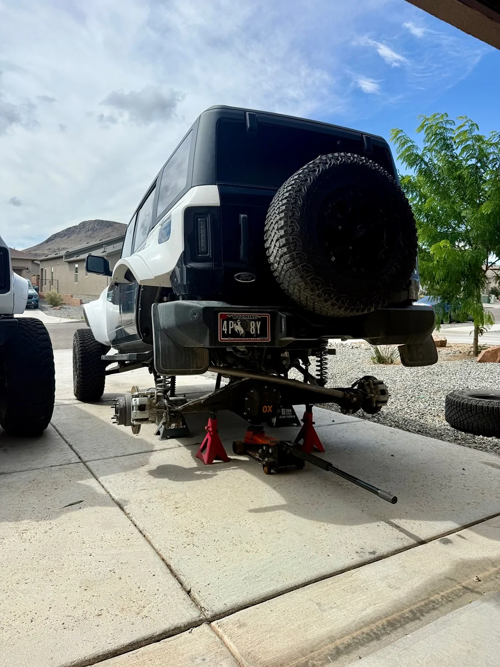 Ford Bronco Rear TracBar Relocation Bracket - Get One! IMG_1092
