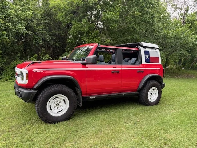 Ford Bronco EZ 4x4 rack installed EZ RR Top Back 1