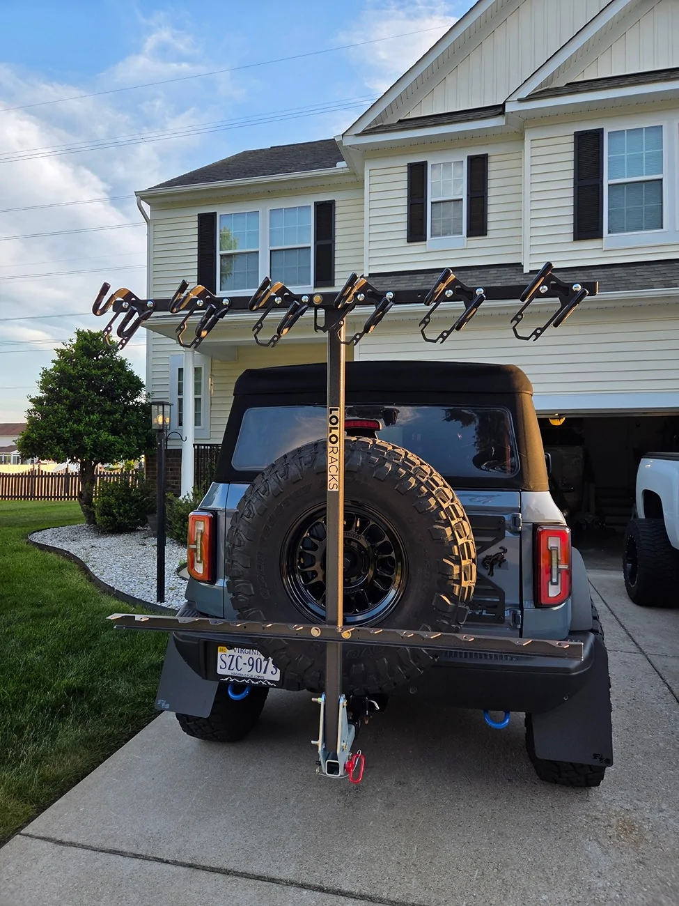 Ford Bronco Lolo Racks Bike Rack - Works great! 20260504_191400