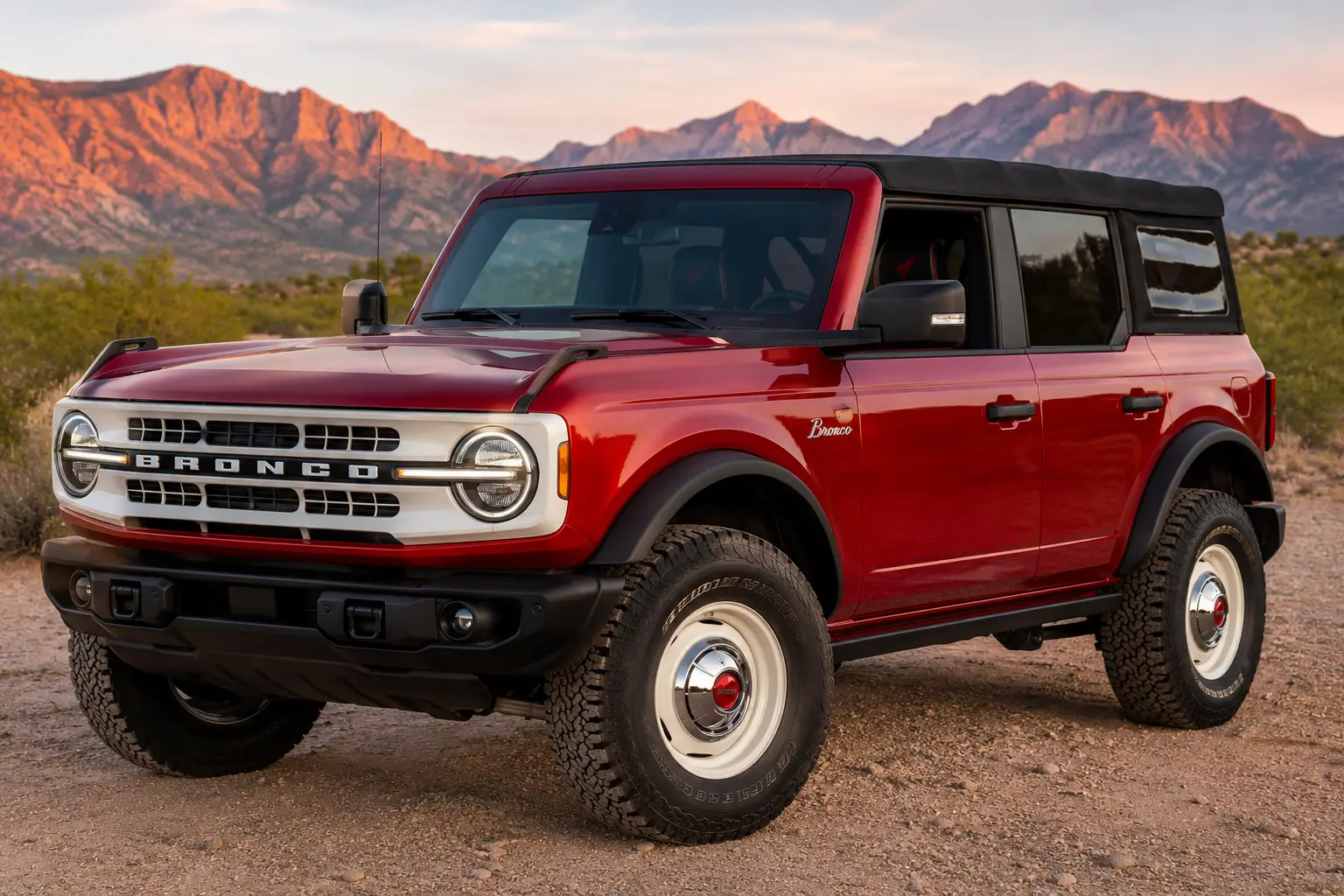 Ford Bronco Red Heritage w/Soft Top 6E1DEA1A-D4FF-41DA-8A4F-9D783172FA81