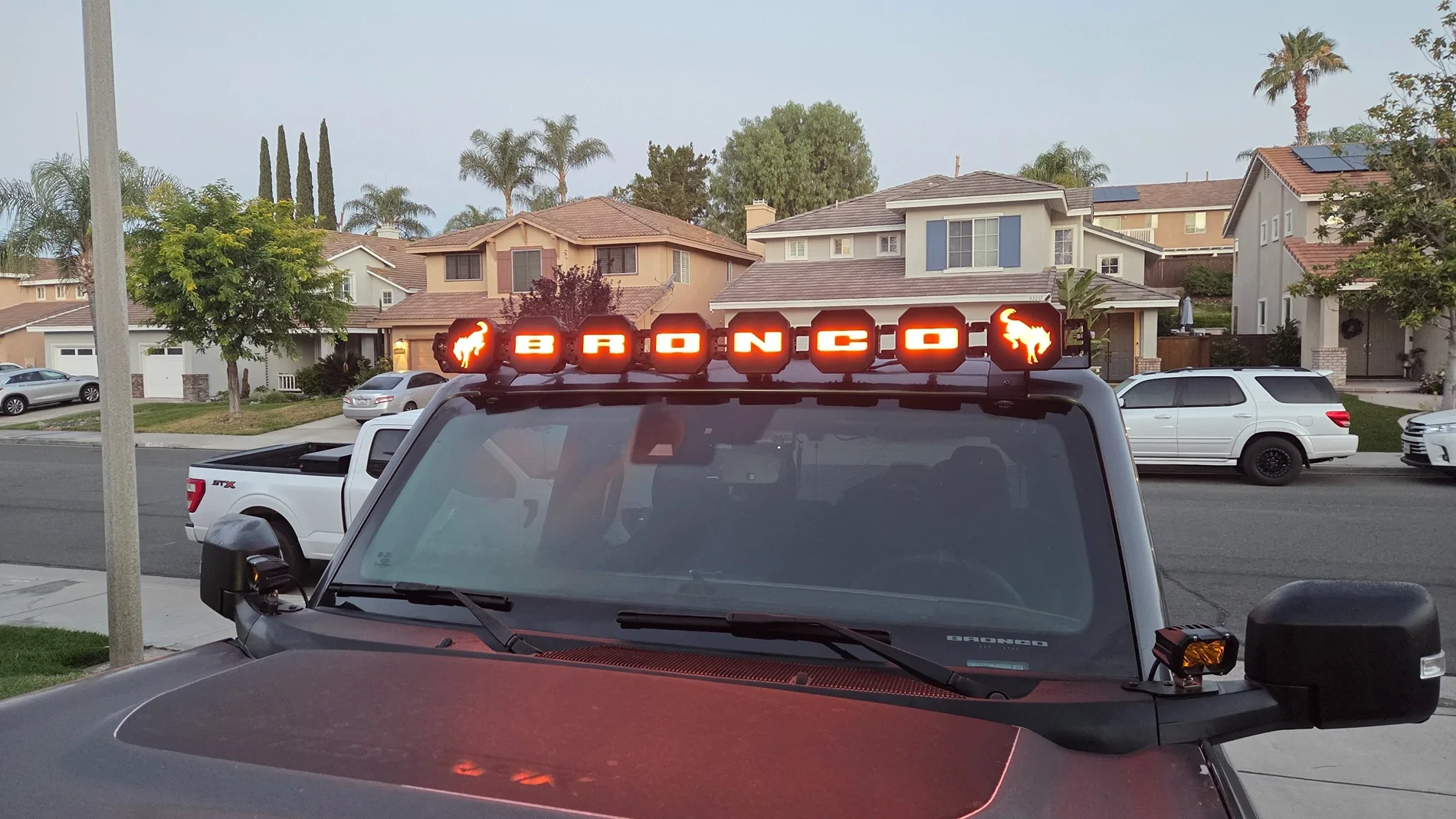 Ford Bronco No covers for my cheap China light bar? No problem! 20260531_052902