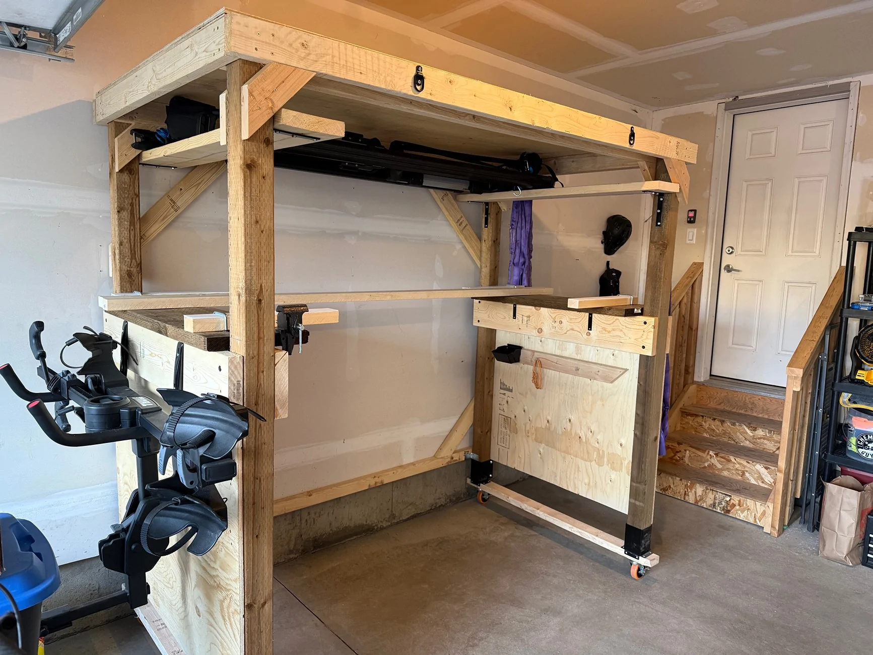 Ford Bronco DIY Rolling Hardtop Storage Shelf IMG_0828
