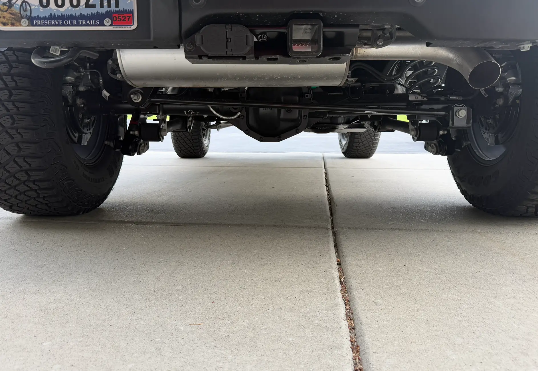 Ford Bronco Rear TracBar Relocation Bracket - Get One! IMG_0521