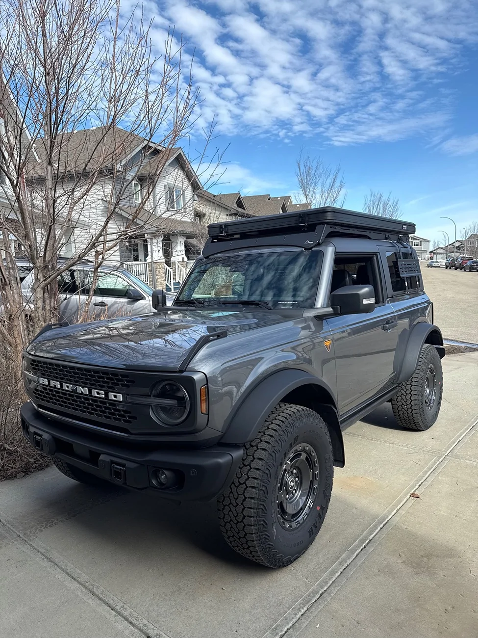 Ford Bronco DIY Rolling Hardtop Storage Shelf IMG_8589