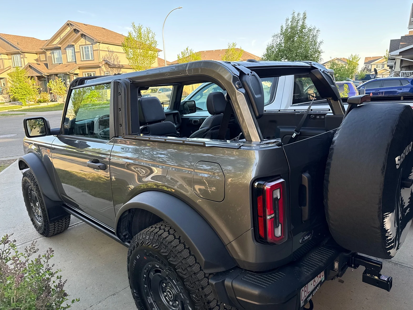 Ford Bronco DIY Rolling Hardtop Storage Shelf IMG_0965