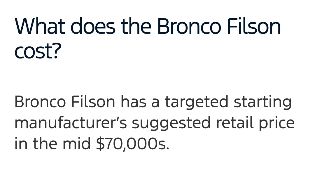 Ford Bronco New Filson Edition Bronco Coming Early 2027 1000138128