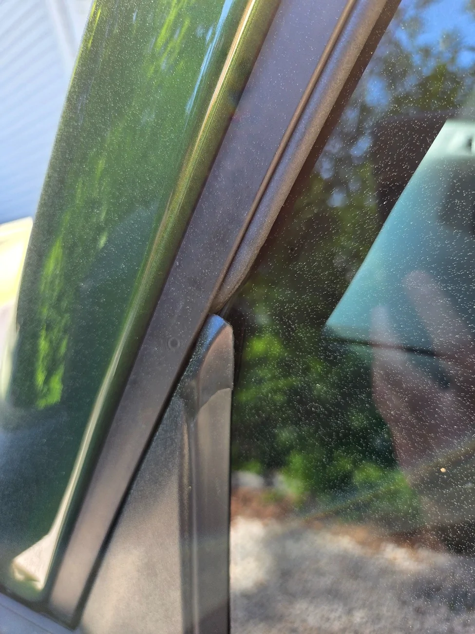 Ford Bronco Driver side front window channel sealing issue when closing door 20260604_100036