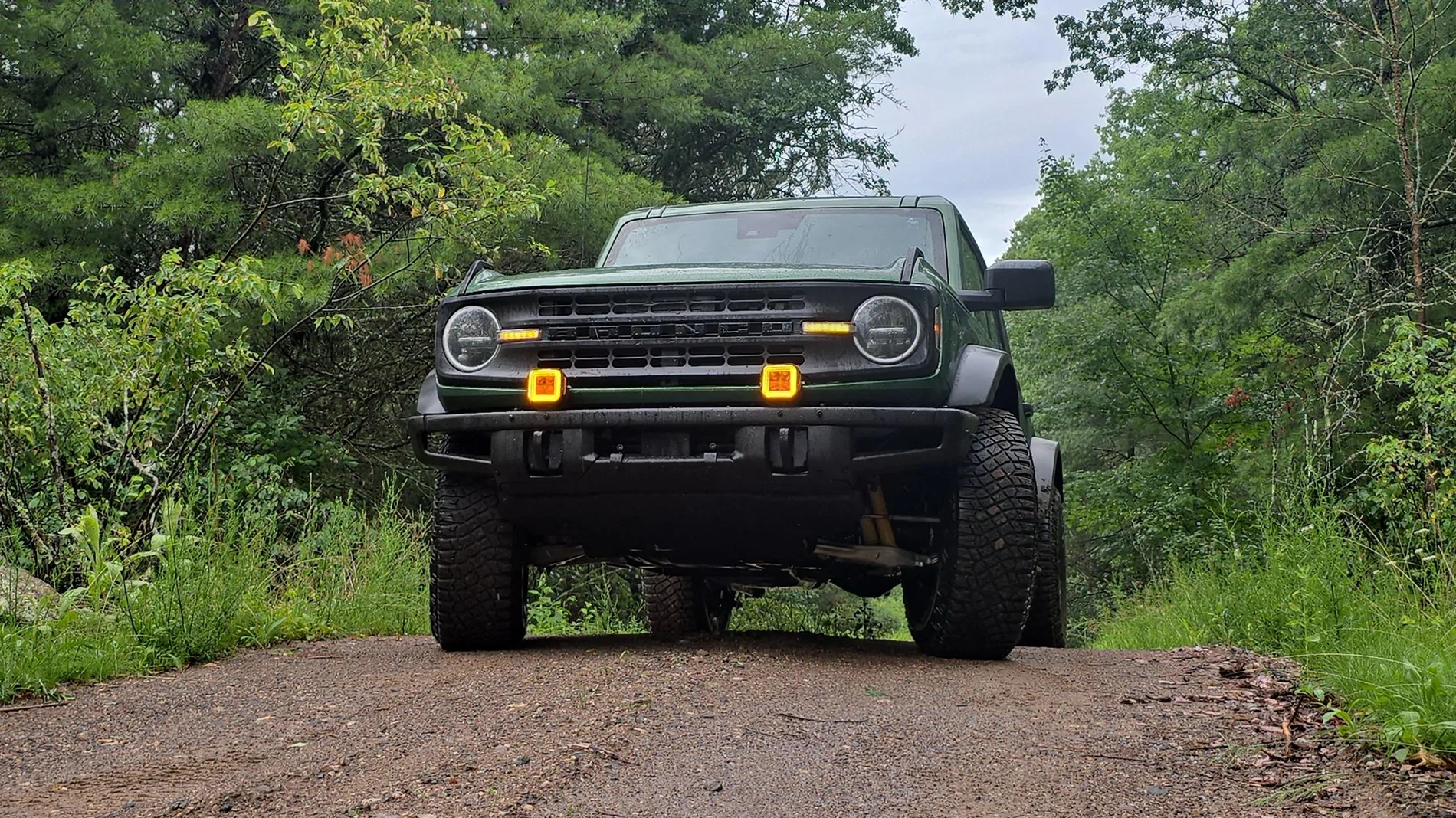 Ford Bronco Suparee Hyper 5" LED pod lights review Snapchat-894306983