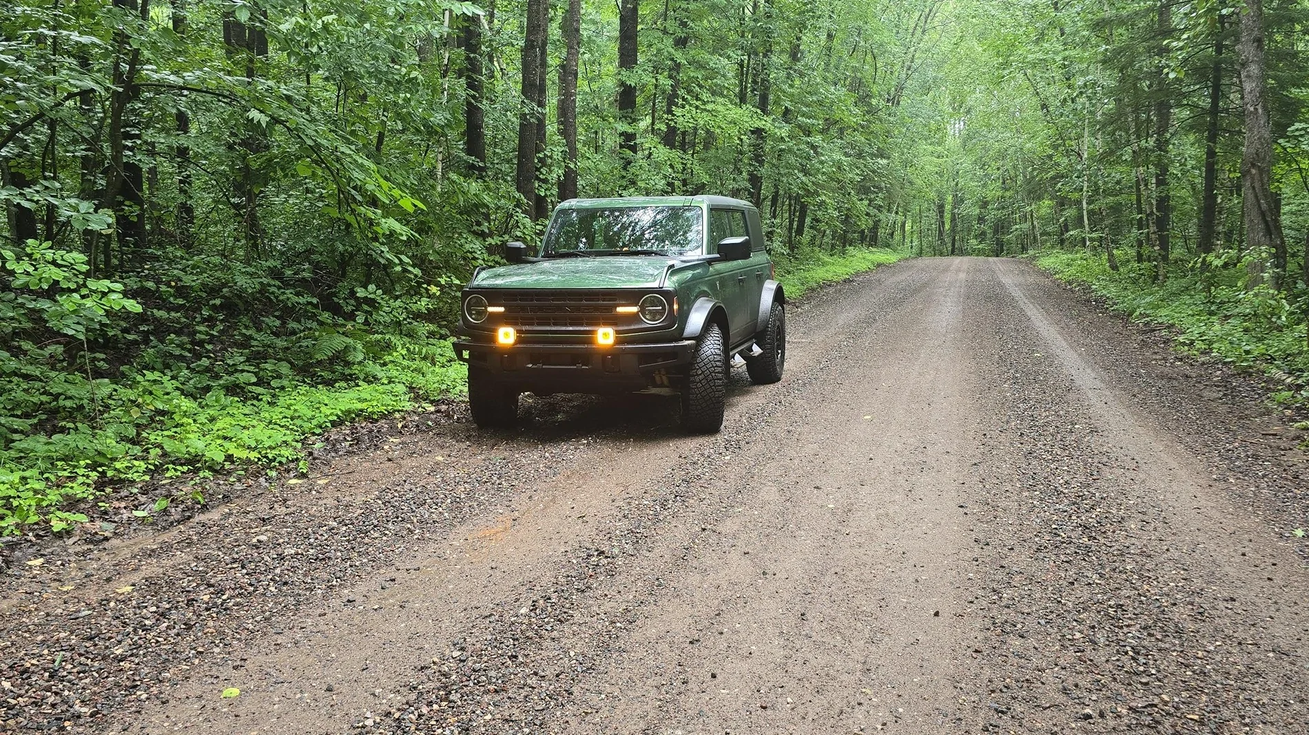 Ford Bronco Suparee Hyper 5" LED pod lights review Snapchat-453290021