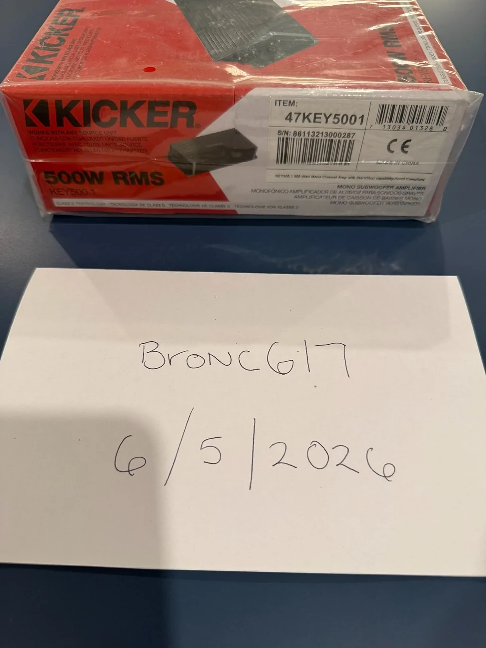 Ford Bronco Full Kicker Kit (Sub, Amps, Wiring Harnesses, etc) IMG_0950