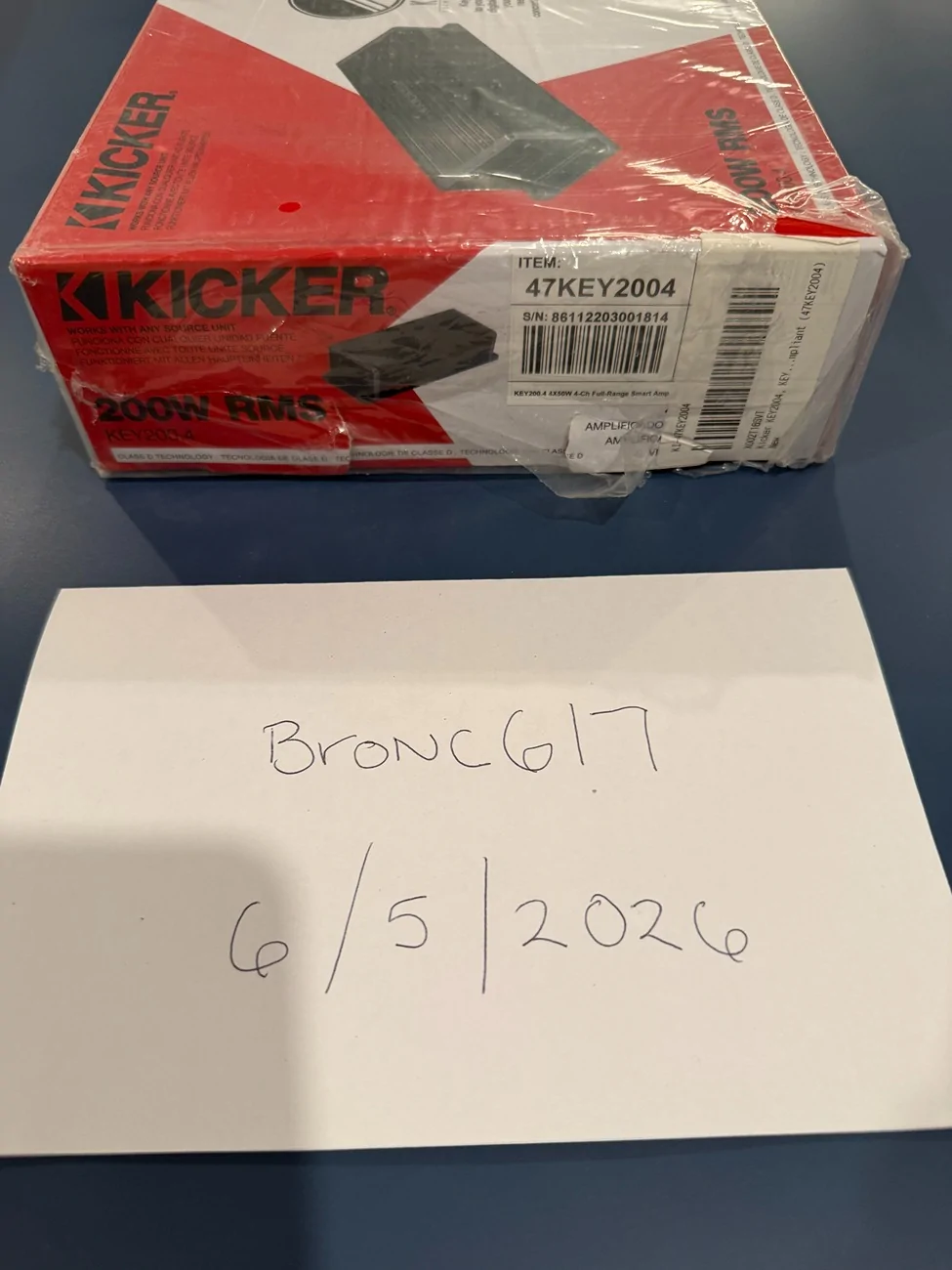 Ford Bronco Full Kicker Kit (Sub, Amps, Wiring Harnesses, etc) IMG_0952