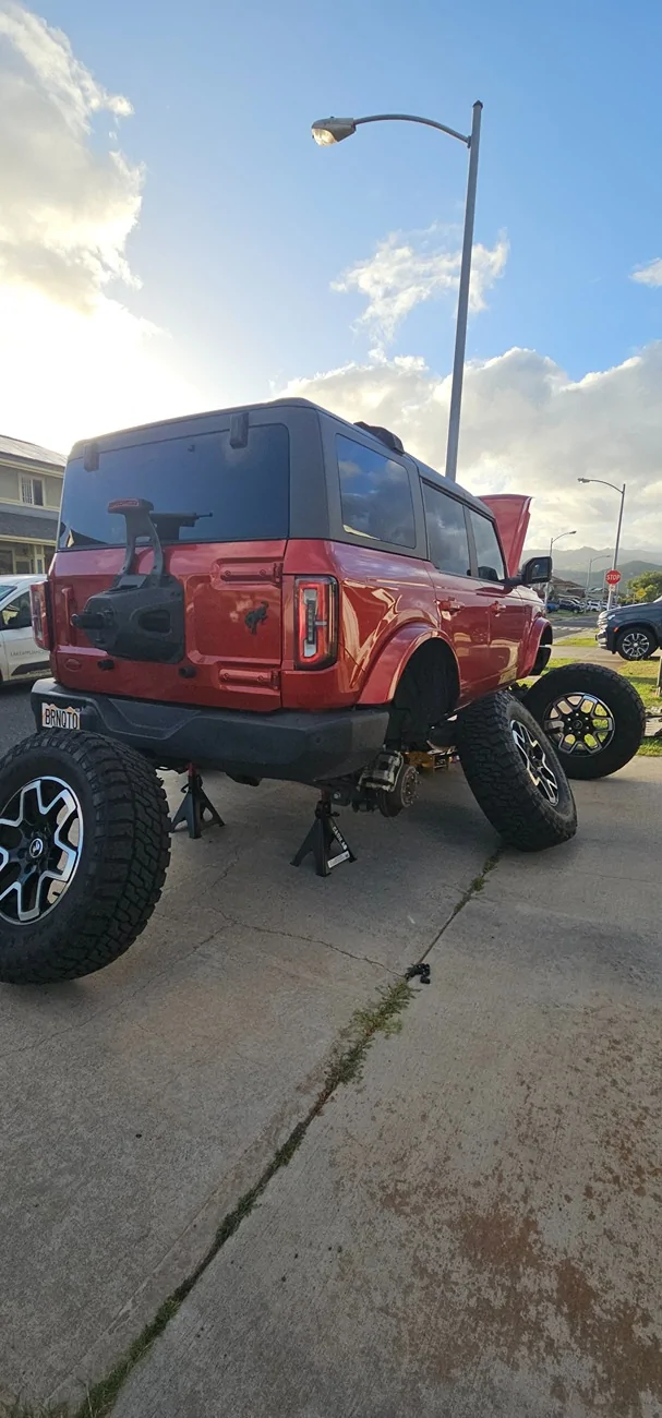 Ford Bronco 5 tire rotation is no joke! 20260523_181120