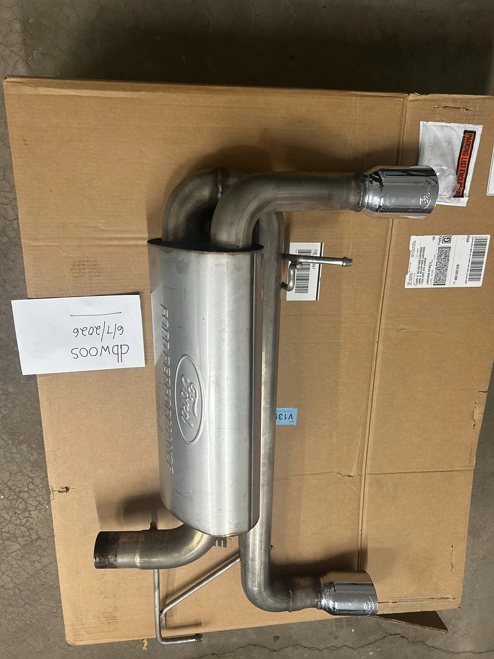 Ford Bronco Ford Performance by Borla Axle Back Exhaust 2.7L IMG_5444
