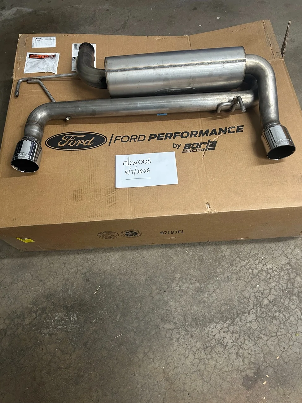Ford Bronco Ford Performance by Borla Axle Back Exhaust 2.7L IMG_5442