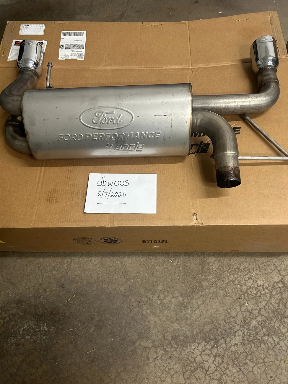 Ford Bronco Ford Performance by Borla Axle Back Exhaust 2.7L IMG_5443
