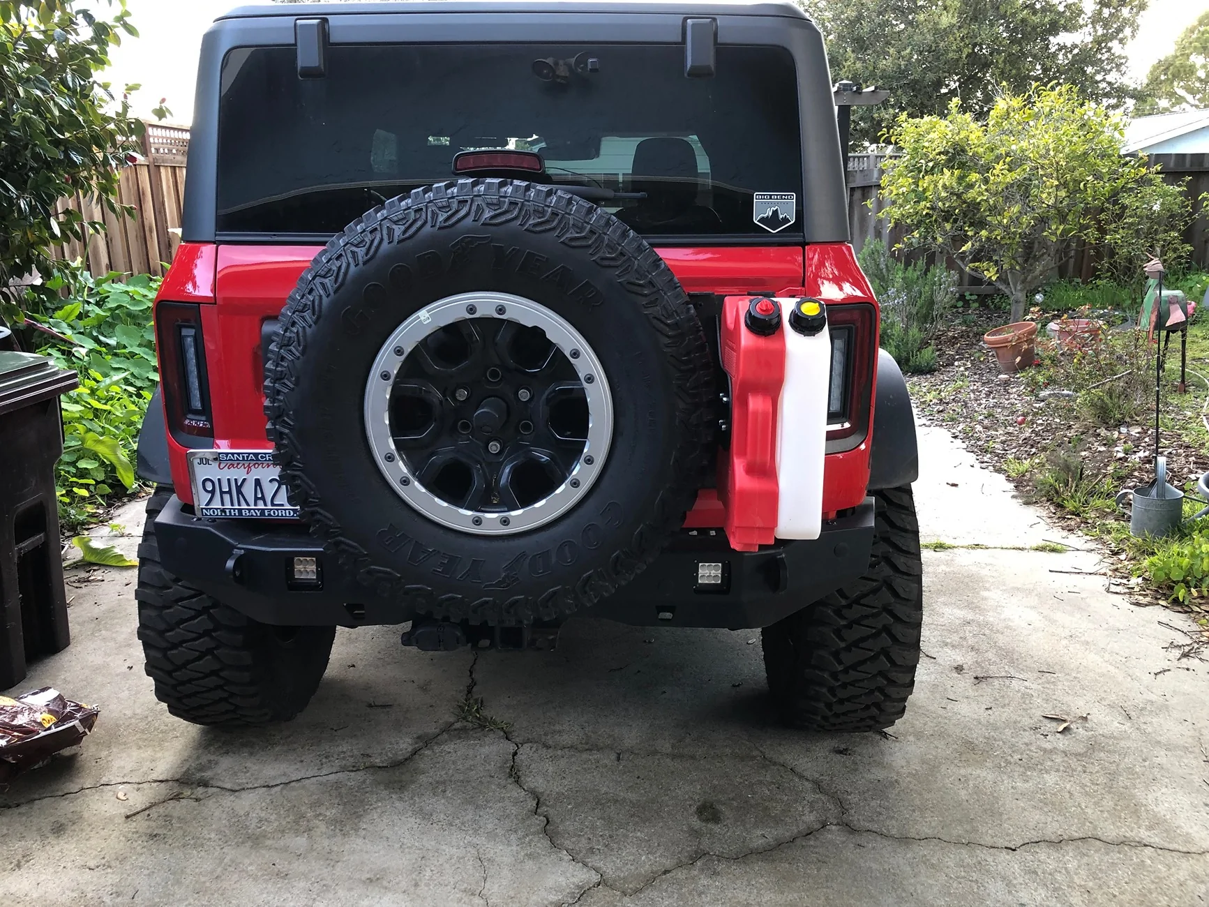 Ford Bronco Recommended heavy duty rear bumper IMG_3142