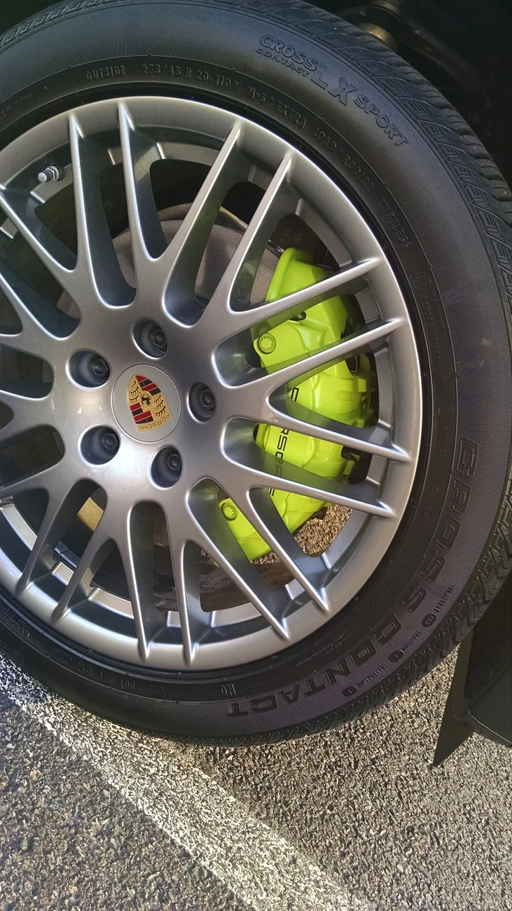 Ford Bronco Painted My Calipers to Make Stock Wheels Look Better IMG_20160416_184007530