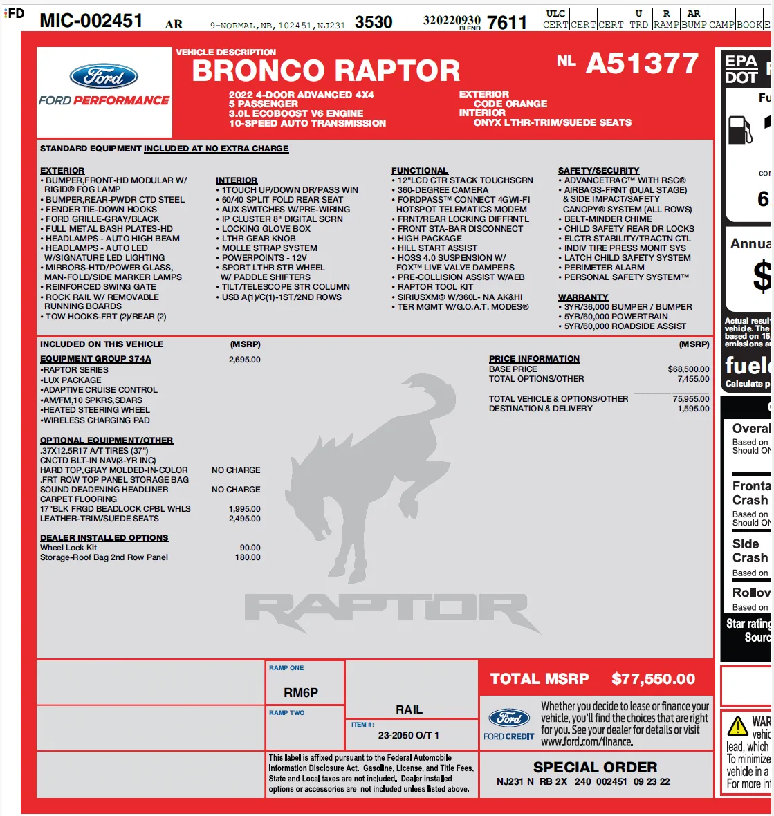 Ford Bronco How to find my Bronco's production number? Screenshot 2026-06-11 112639