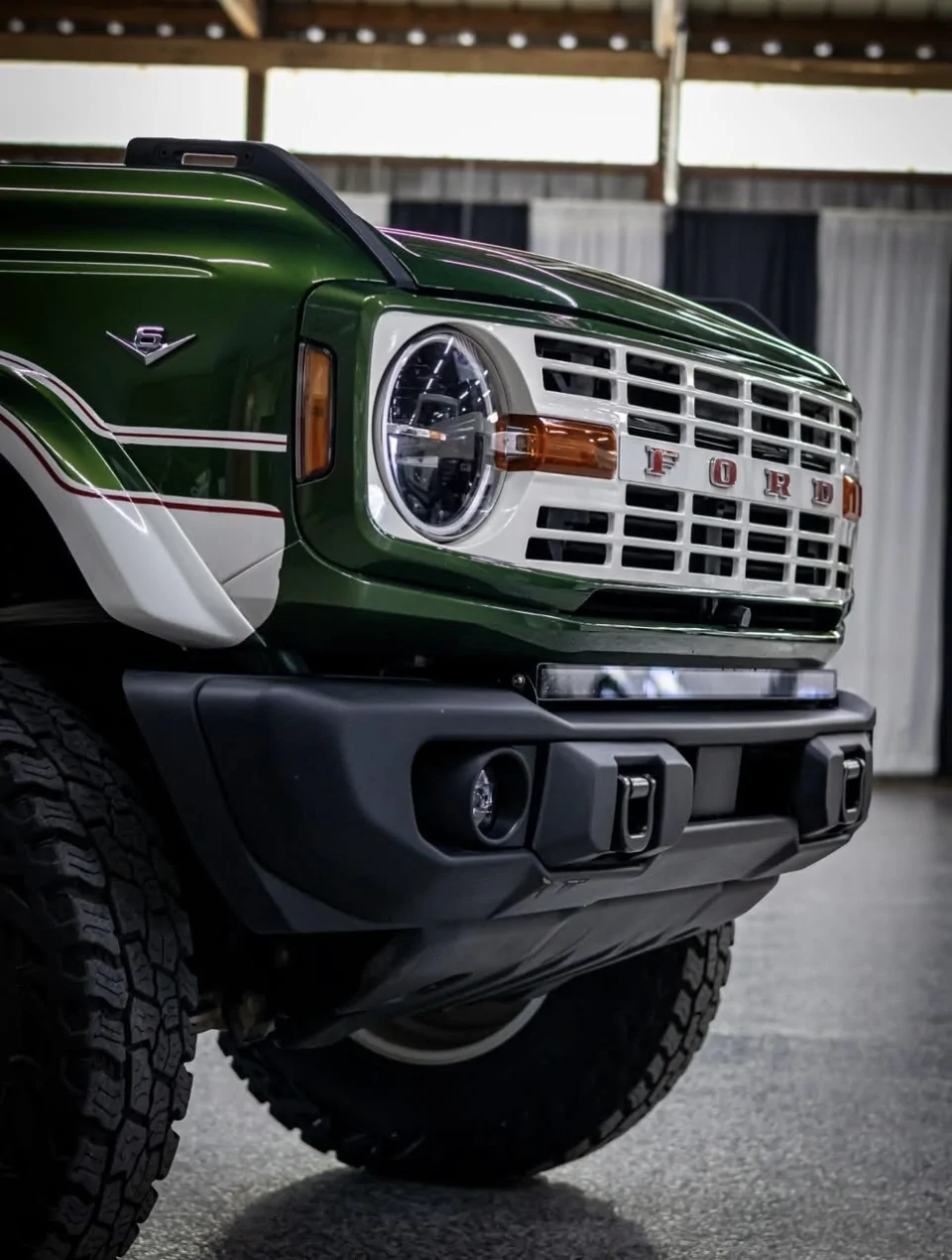 Ford Bronco Round 2 of engine emblems. IMG_3182