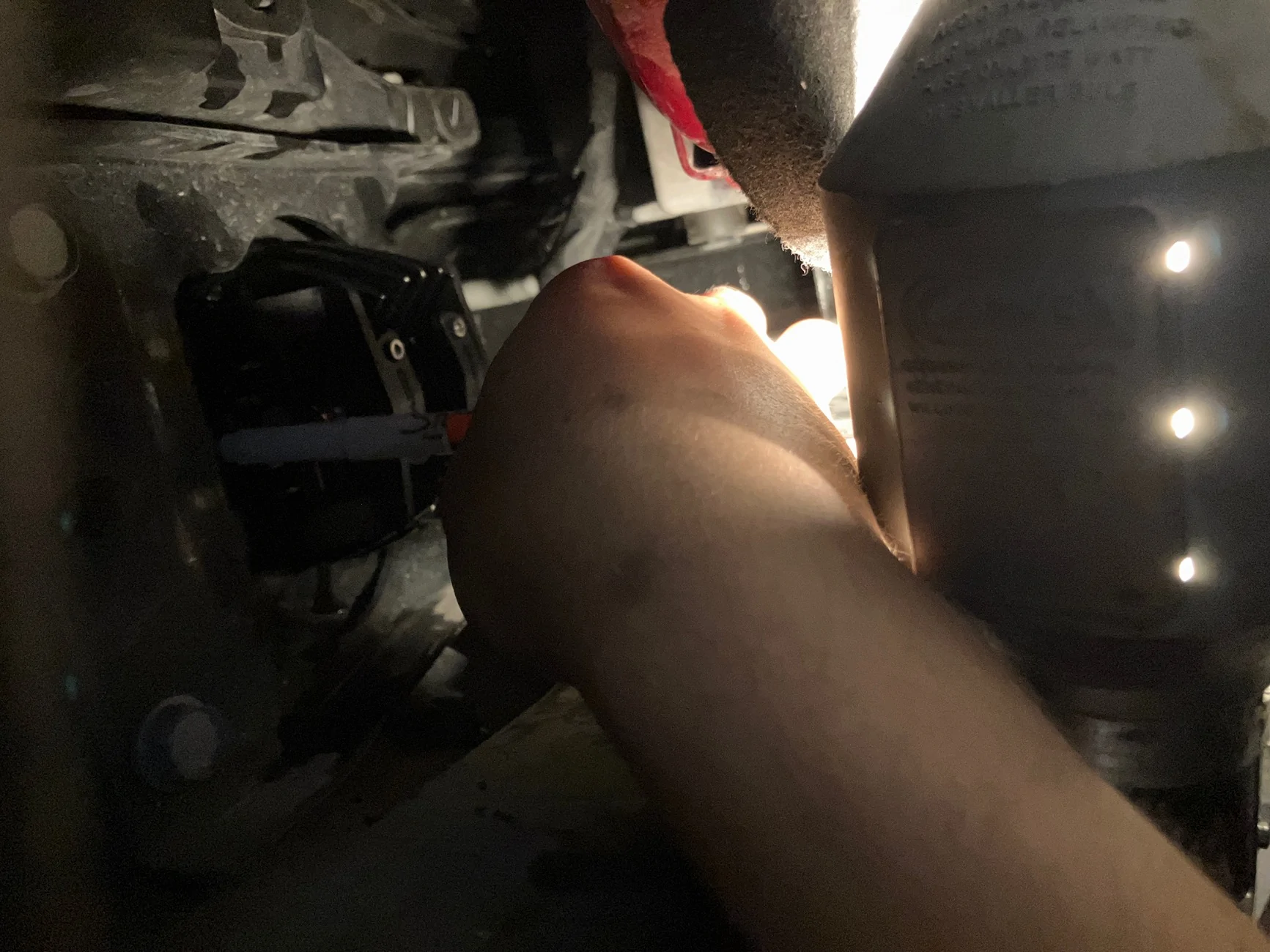 Ford Bronco Fog lights: how to cut the plastic bumper inserts With Photos IMG_2160