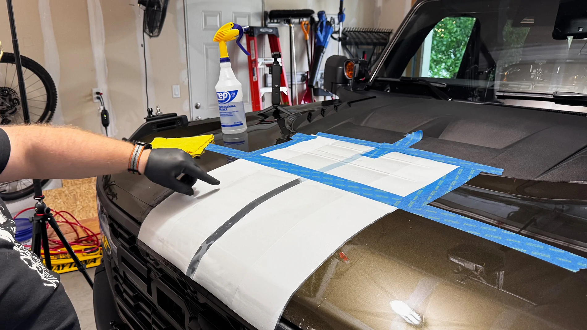 Ford Bronco DIY Shelby-Style Racing Stripes IMG_9520