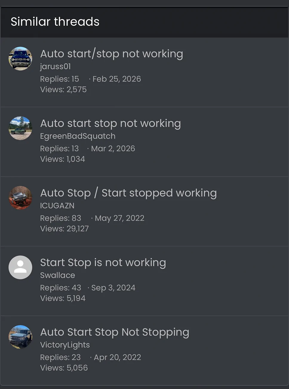 Ford Bronco Auto Stop/Start not working IMG_1306