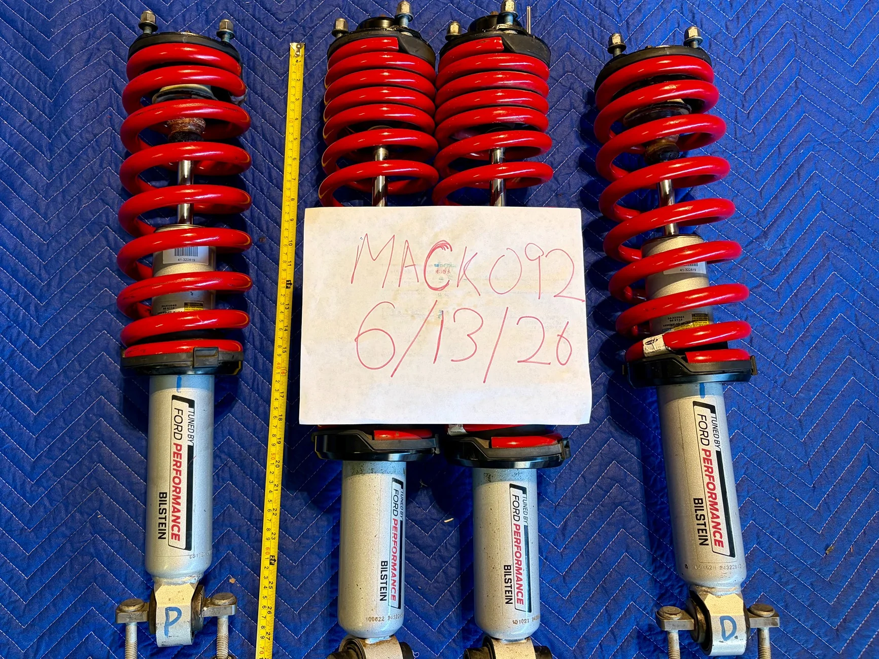 Ford Bronco Ford Performance Bilstein Coilover/Shock Set with Dobinsons Red Springs — Bronco 2021+.. $750 IMG_0154