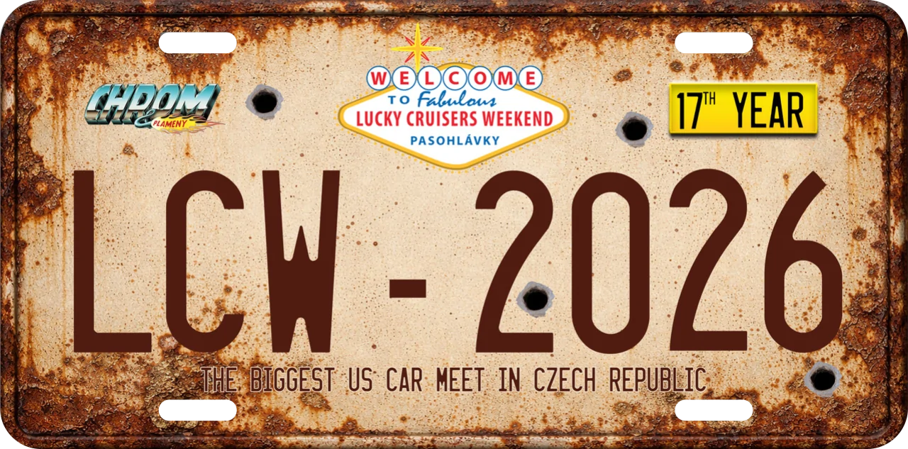 Ford Bronco a meetup of American‑car fans in the heart of Europe - Lacky Cruisers Weekend in the Czech Republic LCV licence-plate-2026