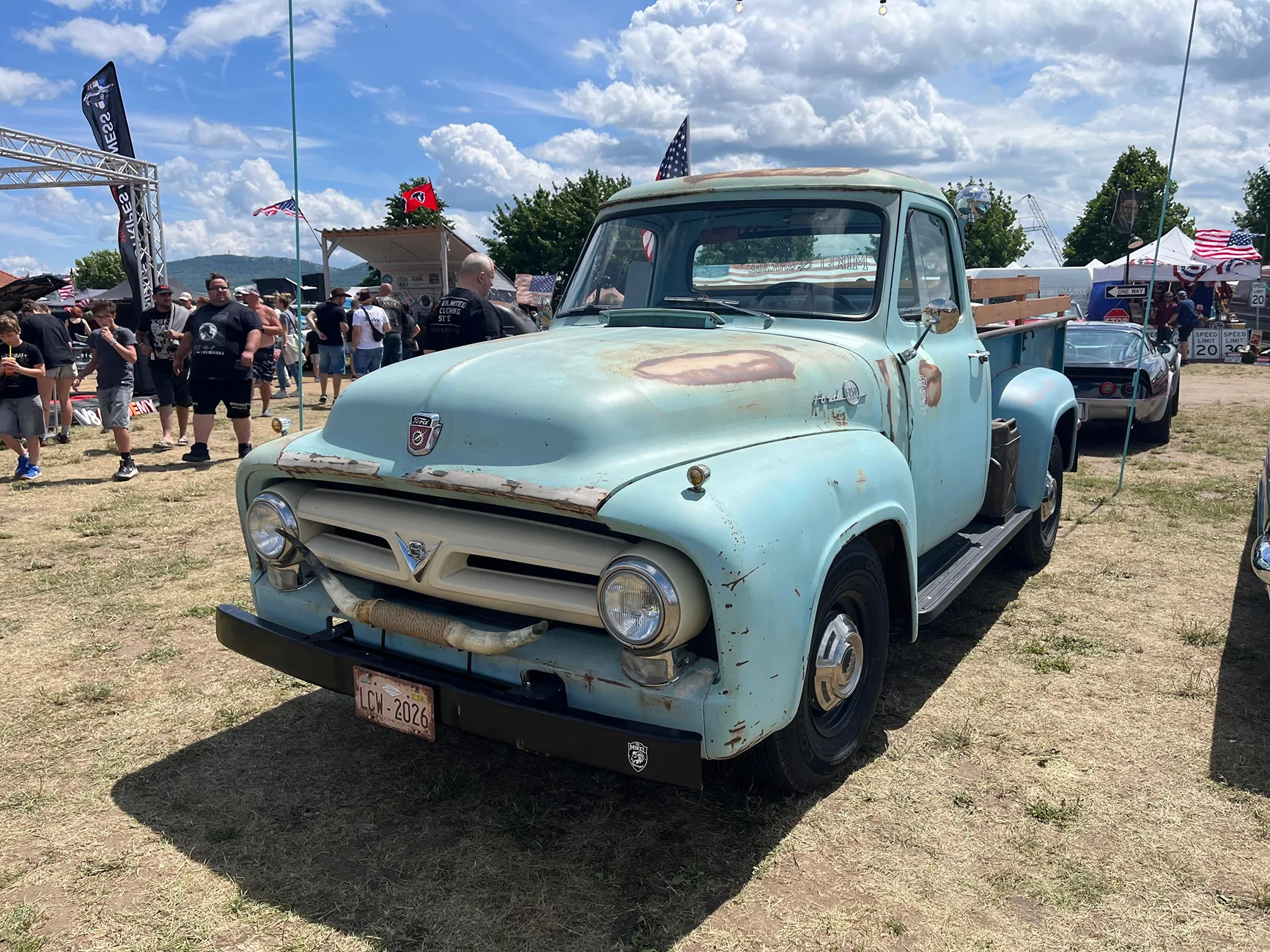 Ford Bronco a meetup of American‑car fans in the heart of Europe - Lacky Cruisers Weekend in the Czech Republic Second‑gen Ford F‑250 (1954)