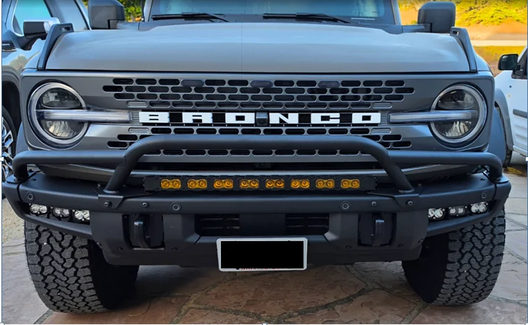 Ford Bronco 2021+ Ford Bronco Standard Bumper 40” Light Bar PRO 1781642699780-x