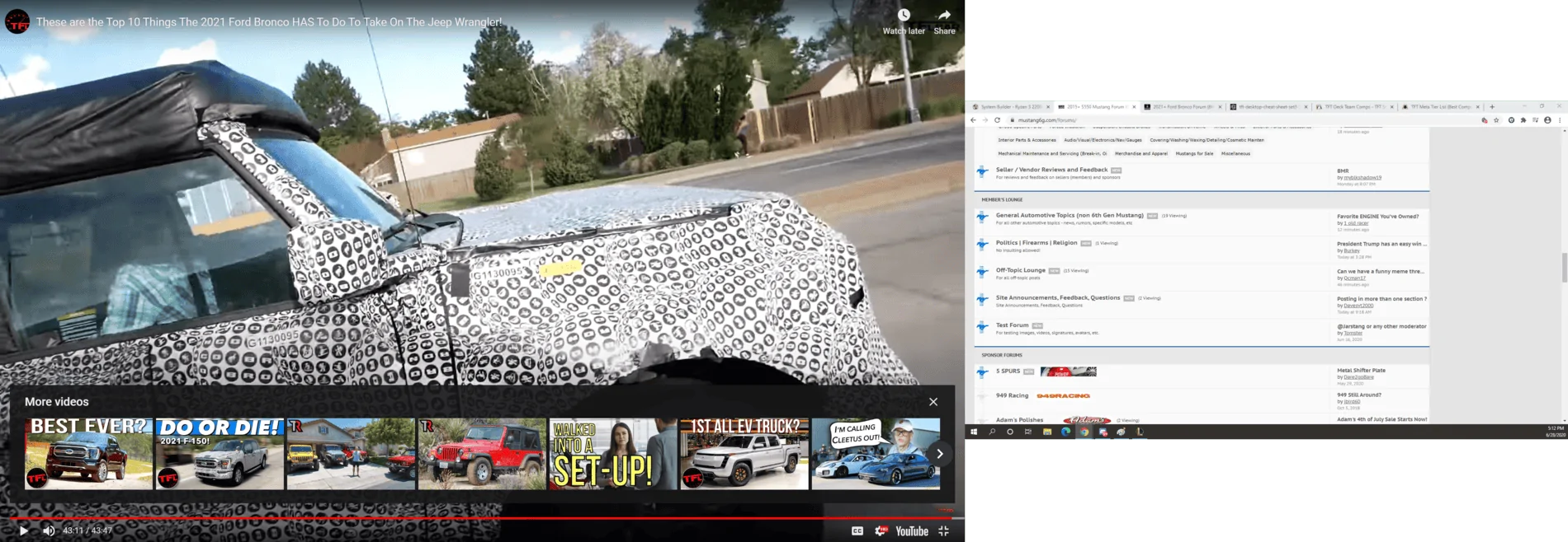 Ford Bronco All models have antenna mounted on mirror base 1593382404088