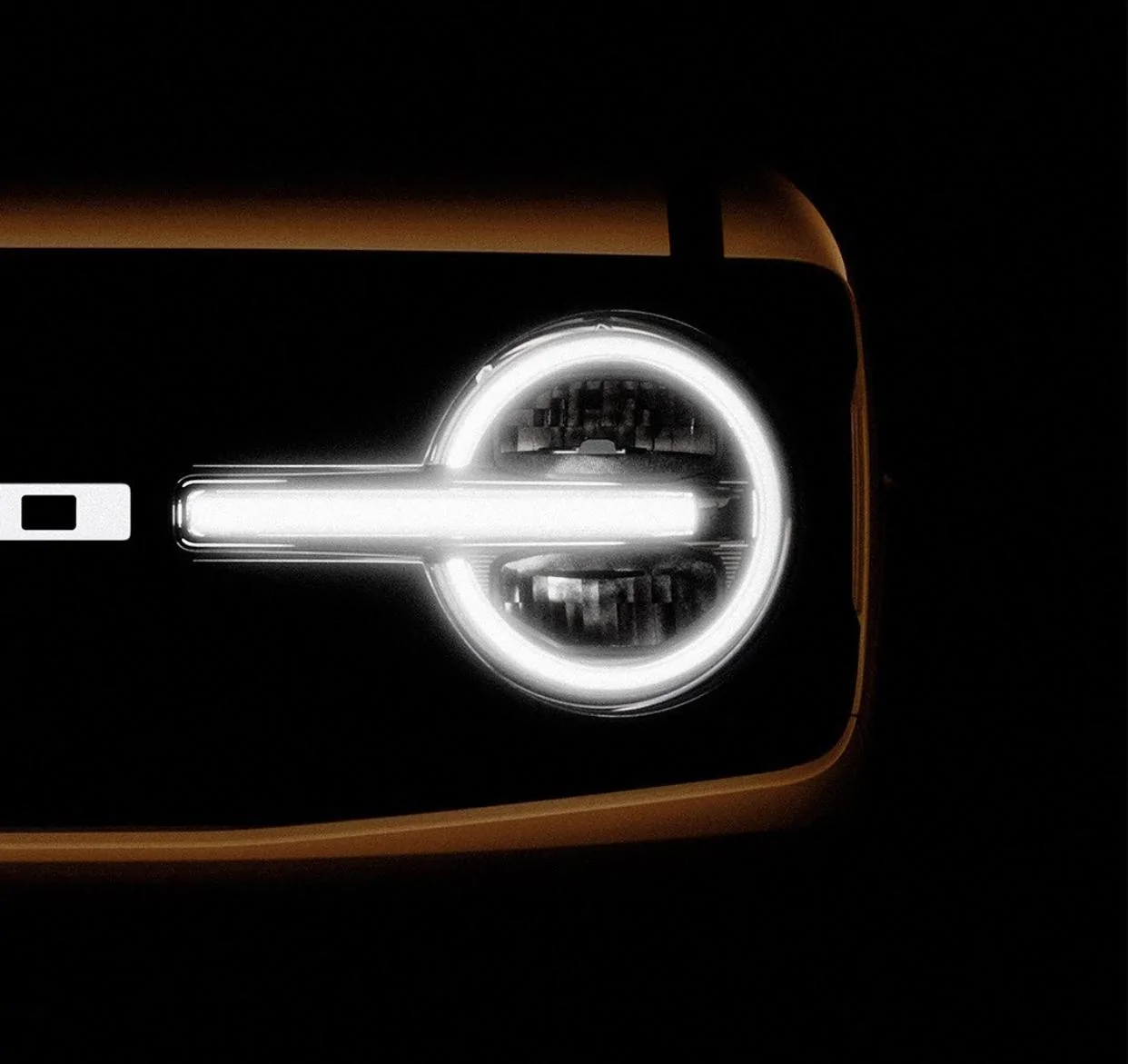 Ford Bronco Bronco Grille and Headlights Teased! 2021-Ford-Bronco-Grille-Headlights Closeu