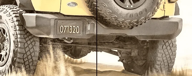 Ford Bronco Today’s Teaser: 2021 Bronco Rear End brighter