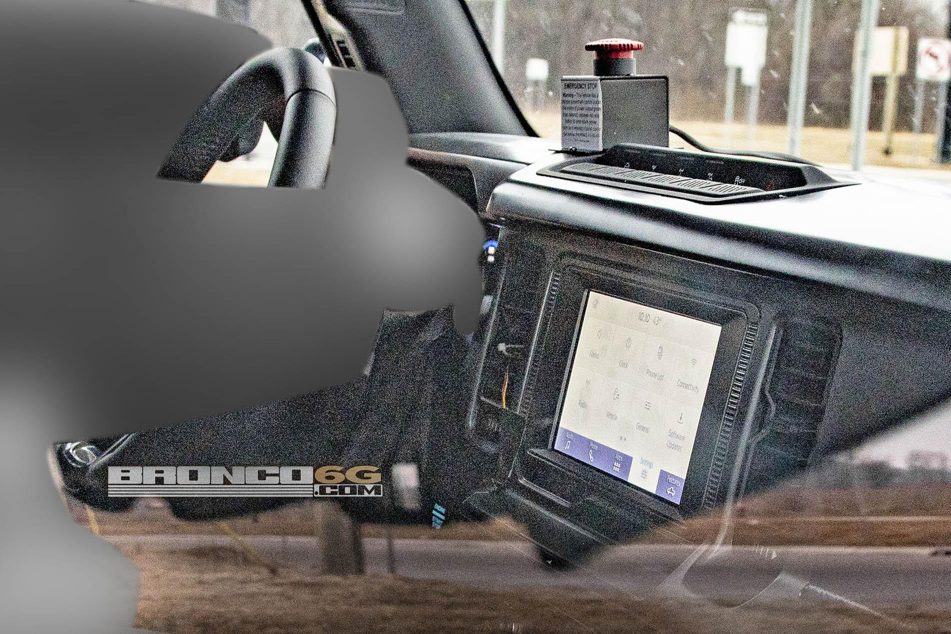 Ford Bronco Spied: 2021 Bronco Interior Full Look @ Dash, Screen, Console, 4WD Drive Mode Dial! 1594219238196