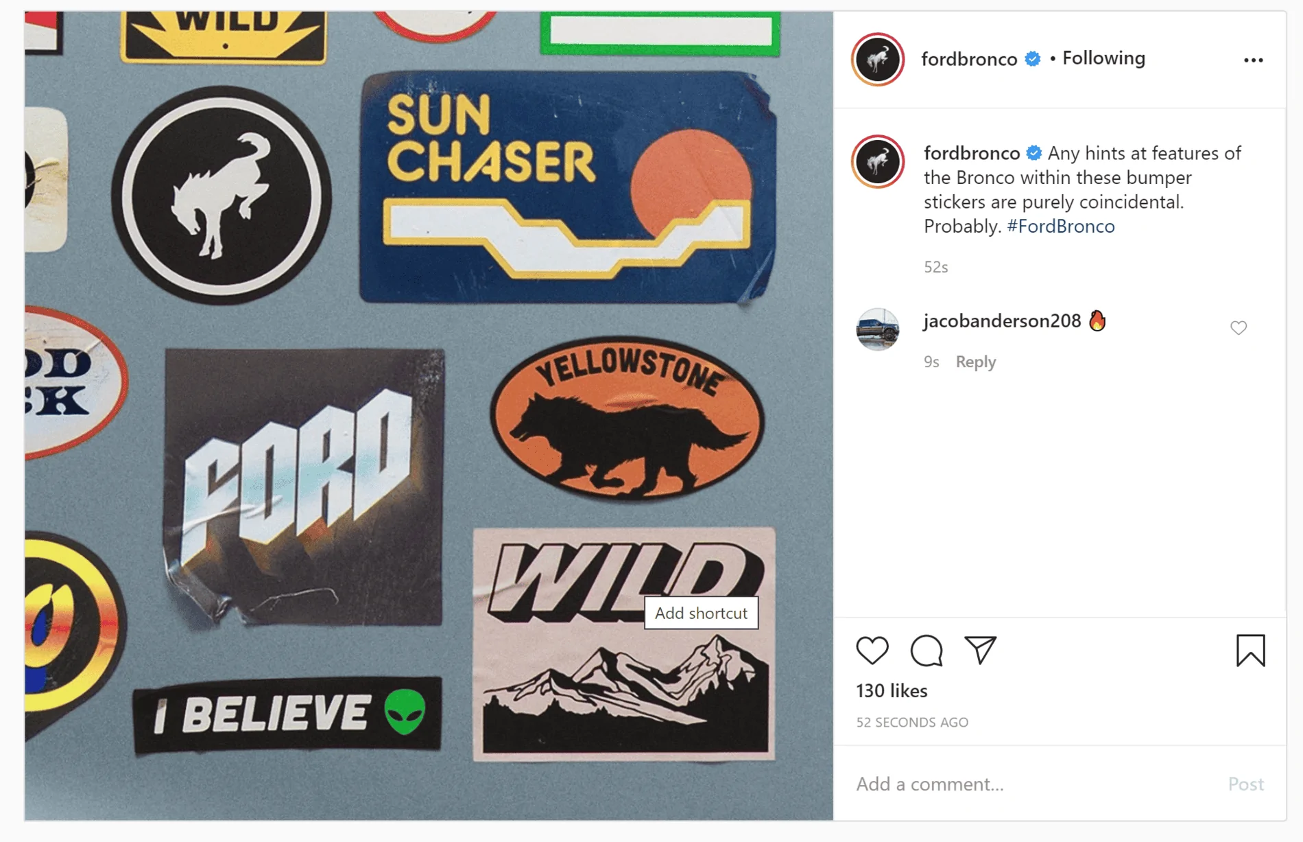 Ford Bronco Today’s Teaser: Ford Bronco Stickers Preview Paint Colors and Trims 1594224137166