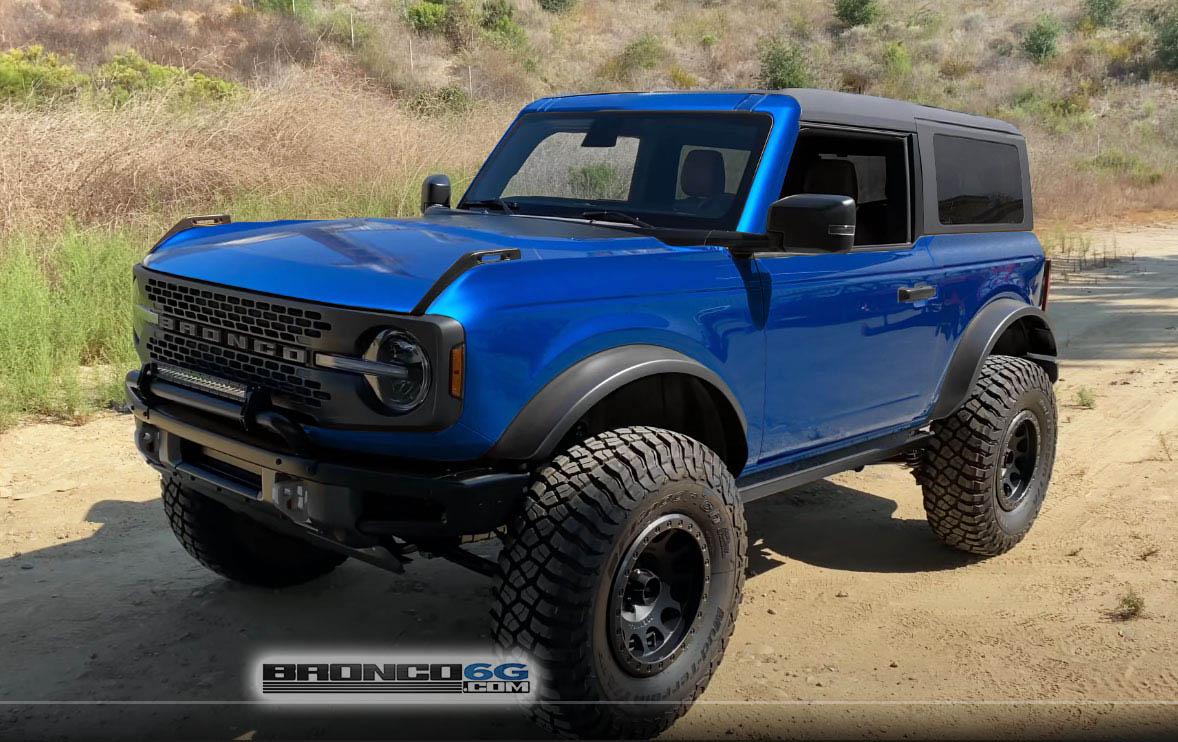 Ford Bronco Velocity Blue velocityblue 2 door Bronco MIC gray to