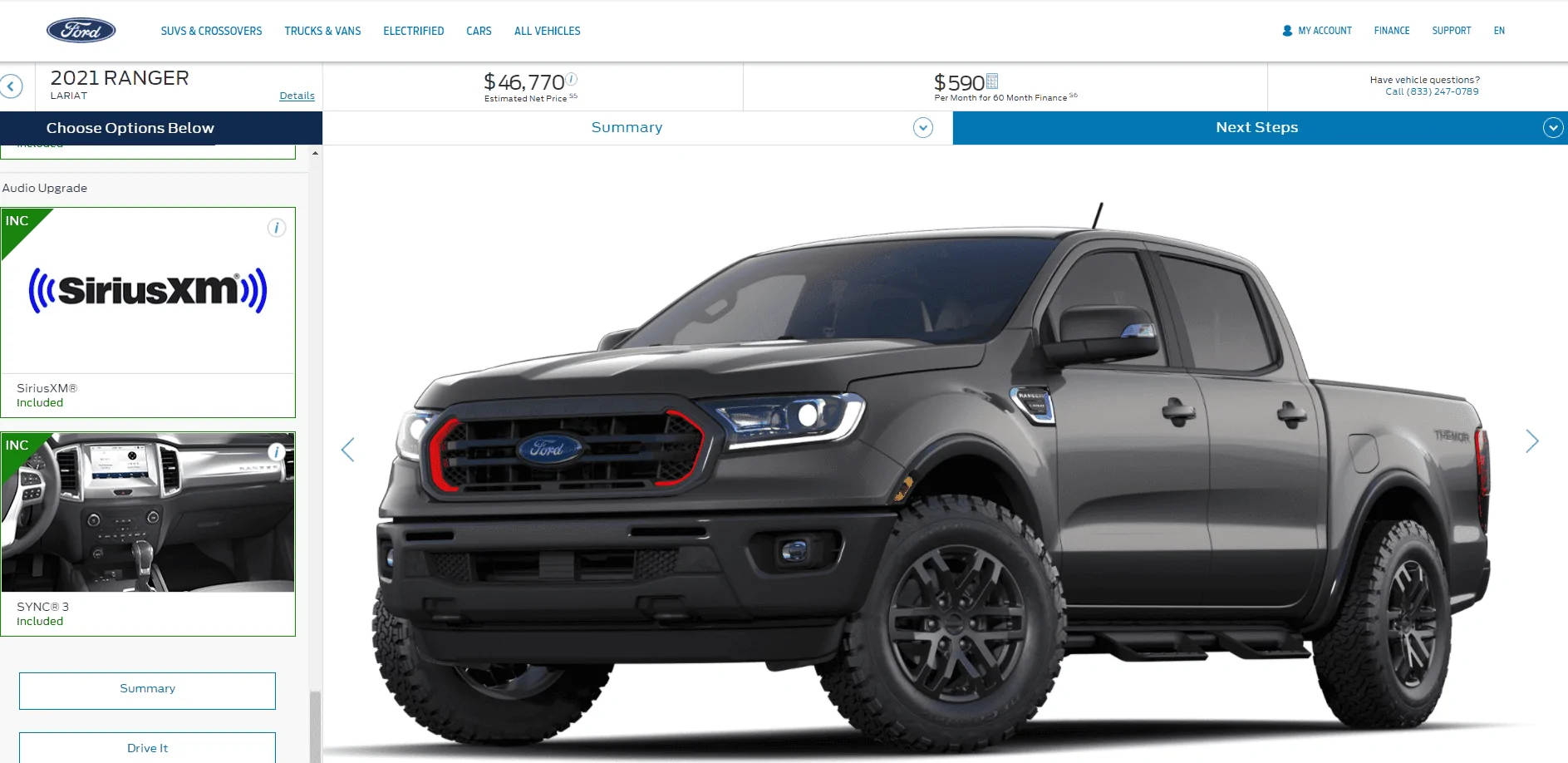 Ford Bronco My Ford account - Error Has Occurred Tremor