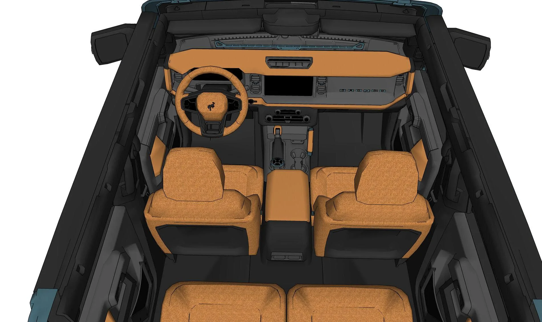 Ford Bronco 2021 Bronco 3D Model on Sketchup (FREE) 2021 Bronco 3D Model 2